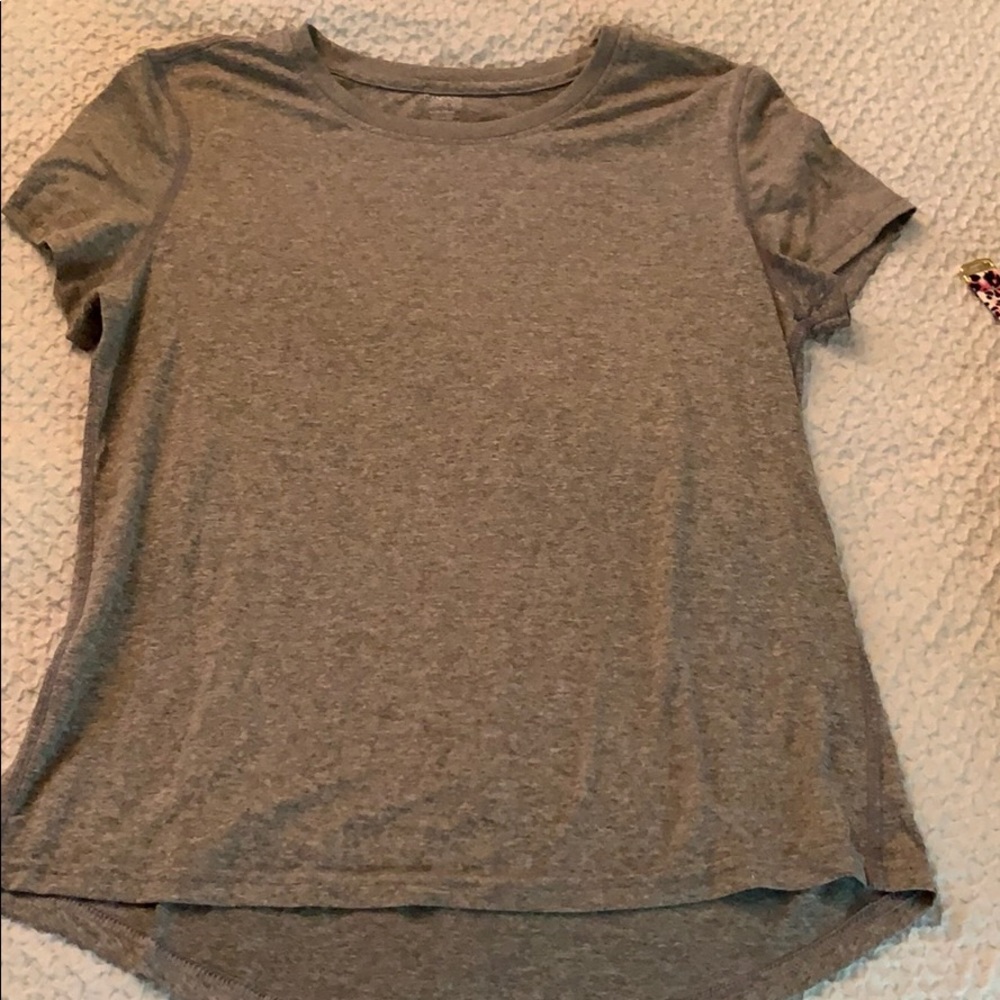 Grey workout shirt